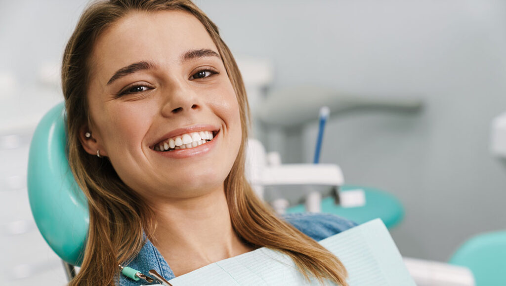happy dental patient